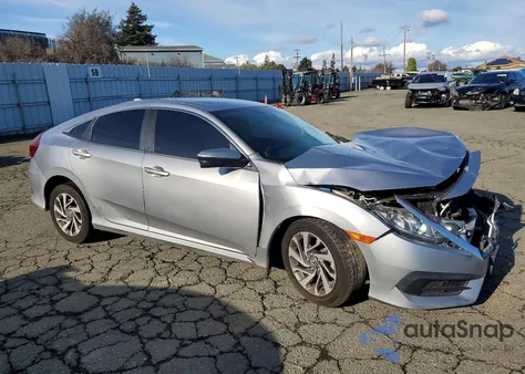 2017 Honda Civic Ex from USA, damaged, VIN 19XFC2F72HE228005